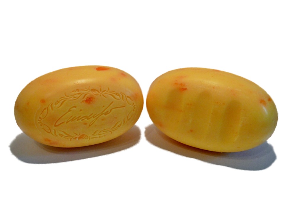 2x englische Badeseife: Landbirne + Grapefruit & Orange