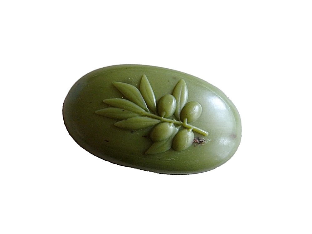 Ovis Schafmilchseife Olive grün oval