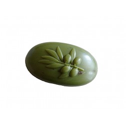 Ovis Schafmilchseife Olive grün oval