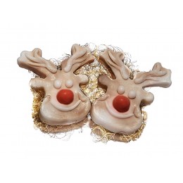 2x Unser Rudolph mit Der Roten Nase Weihnachtsseife